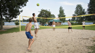 Voley playa - Recreatiepark Riverside - Vodatent - Appeltern, Gelderland, Países Bajos