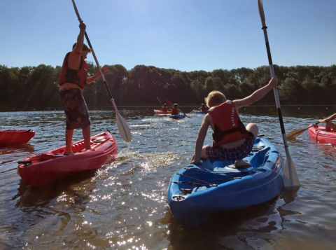 Deportes acuáticos - Parque Recreativo Riverside - Vodatent - Appeltern, Güeldres, Países Bajos