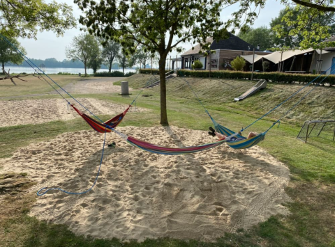 Hængekøjer - Recreatiepark Riverside - Vodatent - Appeltern, Gelderland, Holland