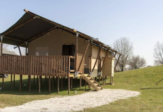 Tente safari - Recreatiepark Riverside - Vodatent - Appeltern, Gelderland, Pays-Bas