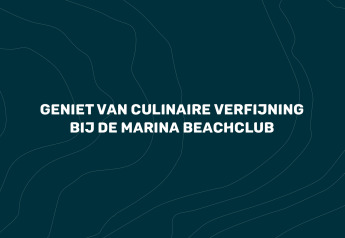 Goditi l’eccellenza culinaria al Marina Beachclub, durante il soggiorno al glamping Villa Oesterdam.
