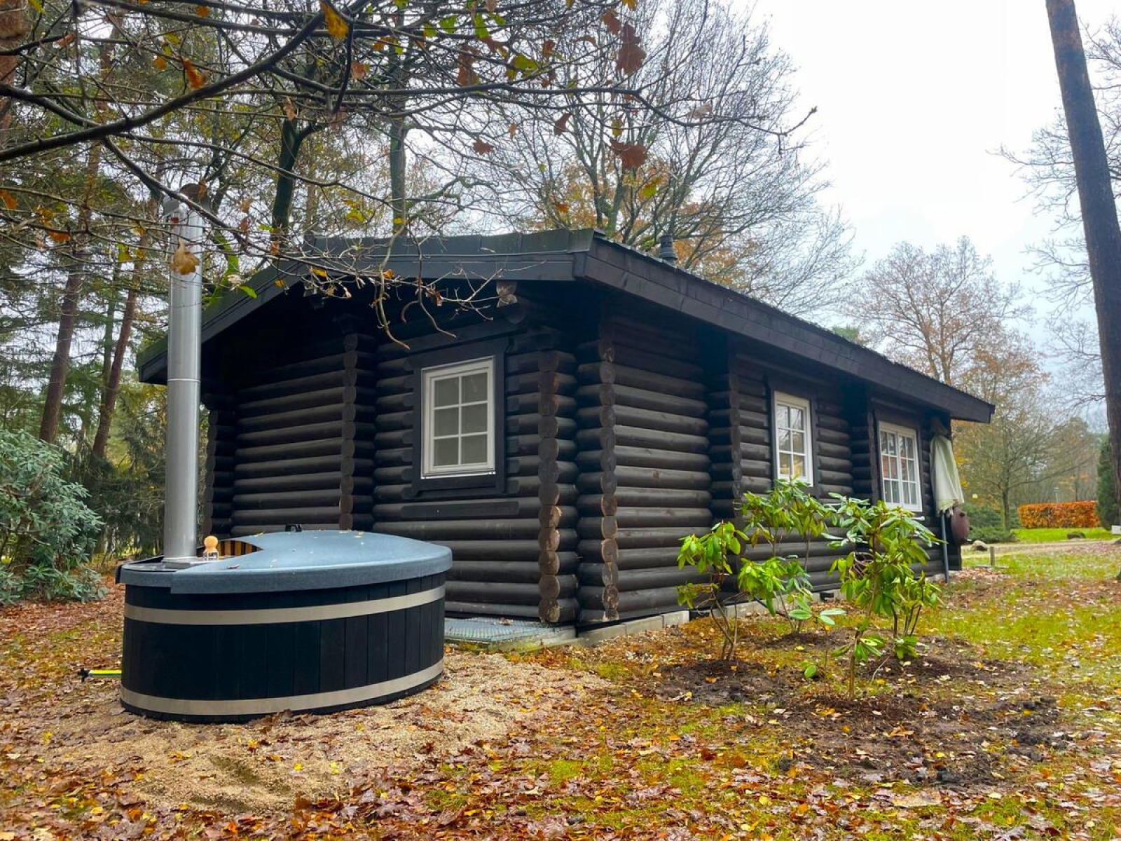 Romantic Lodge met hottub&bad