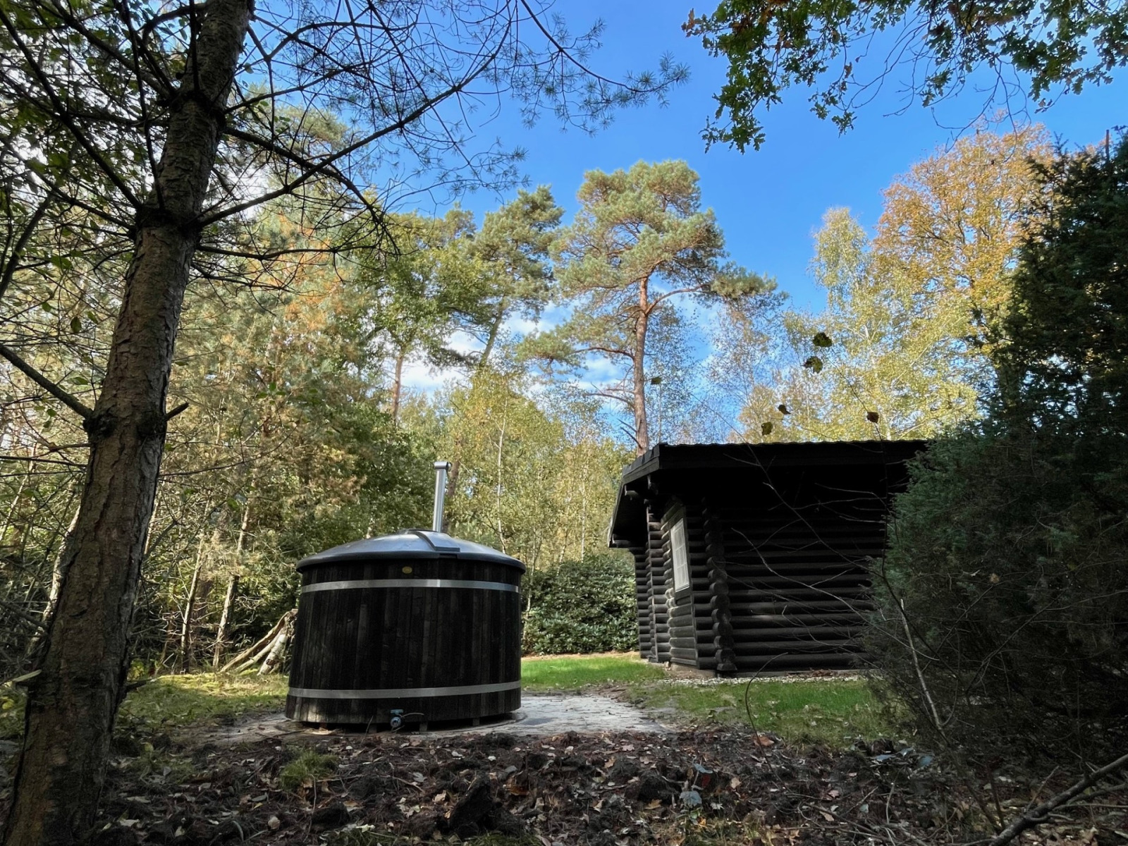 Family Lodge met bad en hottub