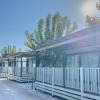 Glamping accommodation Sentido Riccione Premium Camp – Lodges Emilia-Romagna on a sunny day.