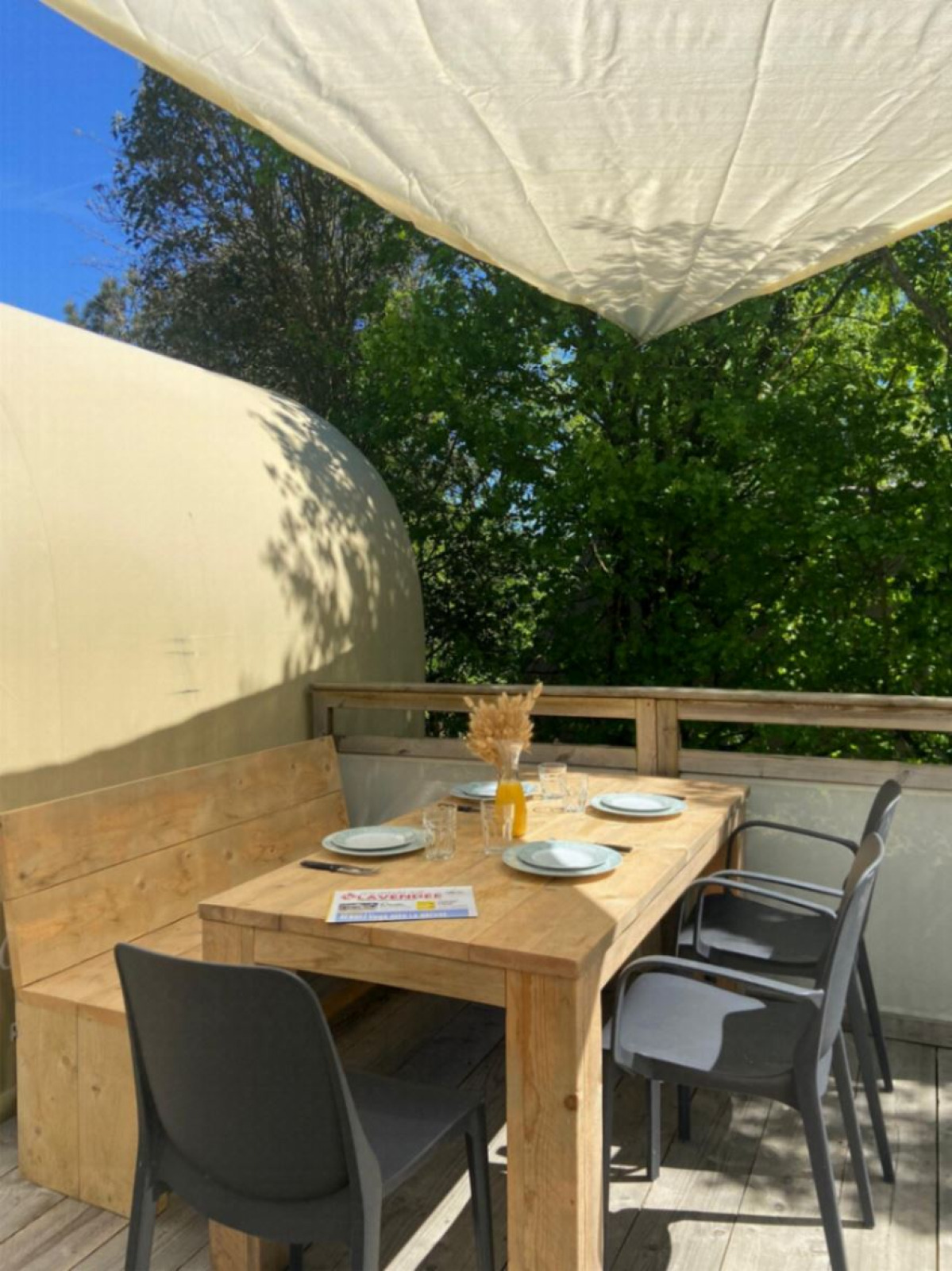 Gemeubileerde Bungalowtent Eden foto 4