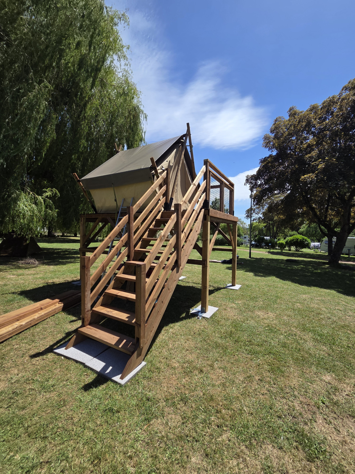 Nomadisch kamp glamping in Grand Est