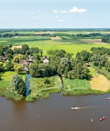 Luftaufnahme von Giethoorn, Overijssel, Niederlande