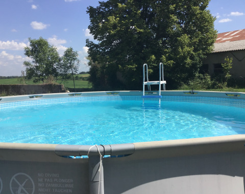 Schwimmbad - Vodatent - Camping la Cour d_Enchère - Saint-Palais - Auvergne-Rhone-Alpes - Frankreich