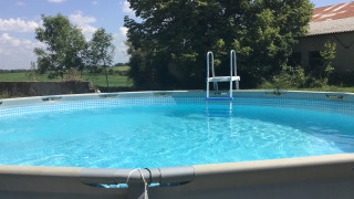 Schwimmbad - Vodatent - Camping la Cour d_Enchère - Saint-Palais - Auvergne-Rhone-Alpes - Frankreich