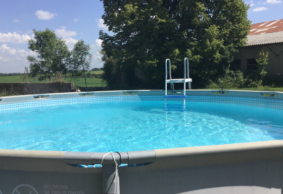 Schwimmbad - Vodatent - Camping la Cour d_Enchère - Saint-Palais - Auvergne-Rhone-Alpes - Frankreich