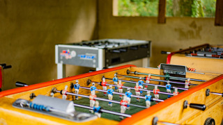 Futbolín - Camping La Clémentine - Villatent - Cendras, Occitania, Francia