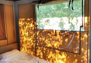 Saffaricottage binnenkant tent - De Boshoek - Gelderland - Nederland