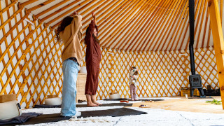 Yoga - Sommerlicht - Balkbrug, Overijssel, Niederlande