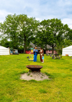 Feuerkorb - Sommerlicht - Balkbrug, Overijssel, Niederlande