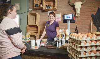Landladen - Vodatent - Wasserbüffelhof - Oldemarkt - Overijssel - Niederlande