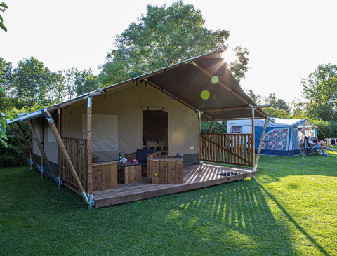 Safari-Zelt - Voda-Tent - Vakantiepark de Toffe Peer - Ruinerwold - Drenthe - Niederlande