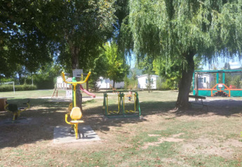 speeltuin - Vodatent - Camping la Salvinie - Dordogne, Terrasson Lavilledieu, Frankrijk