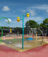 Piscina para niños pequeños - Vodatent - Camping de Krabbeplaat - Brielle - Holanda Meridional - Países Bajos