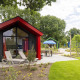 Billede af jagthytte på Holiday park Ackersate i Holland, med moderne design og grønne omgivelser.
