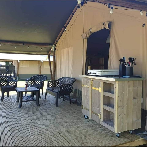 Safari tent - Camping Eefting - Vodatent - Rohel, Friesland, Netherlands
