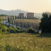 Vistas colinas toscanas - Voda-Tent - Camping Luna del Monte - Monte Santa Maria Tiberina - Umbría - Italia