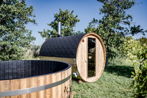 Sauna e vasca idromassaggio - TinyParks - Cast Away - Tiengemeten - Olanda Meridionale - Paesi Bassi