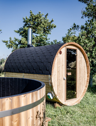 Sauna y bañera de hidromasaje - TinyParks - Cast Away - Tiengemeten - Holanda Meridional