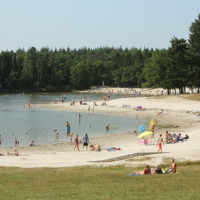 Lago recreativo, De Vechtvallei, Diffelen, Overijssel, Países Bajos