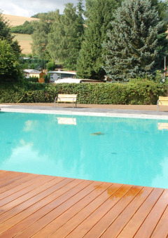 Piscina del Camping Donnersberg en Gerbach, Renania-Palatinado, Alemania