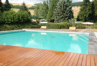 Piscina del Camping Donnersberg en Gerbach, Renania-Palatinado, Alemania