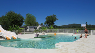 Piscina al aire libre - Vodatent - Camping la Salvinie - Dordoña, Terrasson Lavilledieu, Francia18
