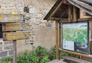 Informationstafeln - Vodatent - Camping la Salvinie - Dordogne, Terrasson Lavilledieu, Frankreich