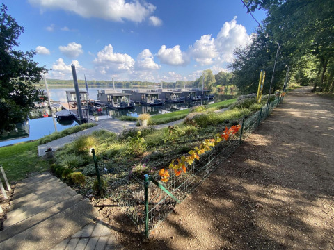 Toegang naar de accommodaties - Marina Mookerplas - Huren Houseboat - Middelaar, Limburg, Nederland