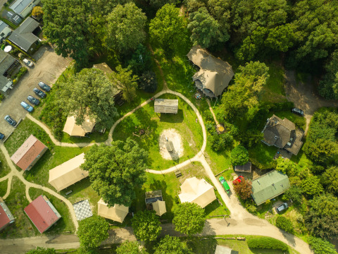 Panoramica del campeggio - Sandberghe - Uden, Brabante Settentrionale, Paesi Bassi