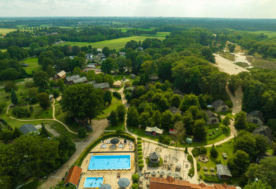 Panoramica del campeggio - Sandberghe - Uden, Brabante Settentrionale, Paesi Bassi