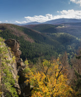 El Rabenklippe, roca de granito en el Parque Nacional del Harz, Baja Sajonia, Alemania