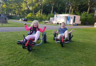 Children on go-karts - Camping de Breede- Warffum - Groningen - Netherlands(1)