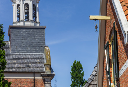 Kerktoren in Ootmarsum, Overijssel, Nederland