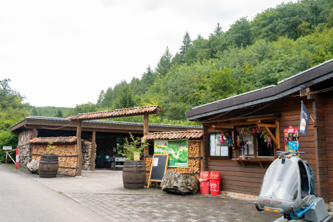 Ingresso ristorante - Camping Bockenauer Schweiz - Vodatent - Bockenau, Renania-Palatinato, Germania