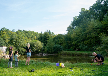 Visvijver - Camping Bockenauer Schweiz  - Vodatent - Bockenau, Rheinland-Pfalz, Duitsland
