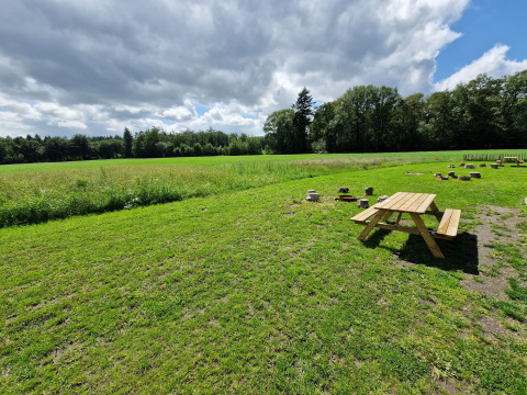 Table dans le champ - Mooirust - Leersum, Utrecht, Pays-Bas
