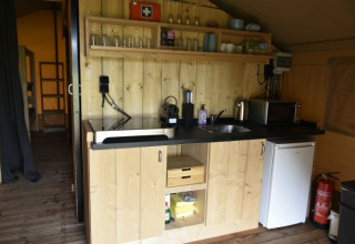 Kitchen in tent - Mooirust - Leersum, Utrecht, Netherlands
