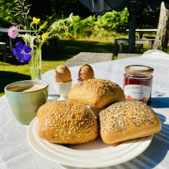 Breakfast - Tolne Camping - Vodatent - Sindal, North Jutland, Denmark