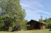 Safaritent in het groen - Tolne Camping - Vodatent - Sindal, Noord-Jutland, Denemarken