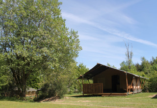 Safari tent in the green - Tolne Camping - Vodatent - Sindal, North Jutland, Denmark