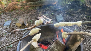 Encender un fuego - Camping Drei Spatzen - Vodatent - Utscheid, Renania-Palatinado, Dinamarca