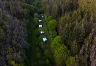 Campeggio dall'alto - Camping Drei Spatzen - Vodatent - Utscheid, Renania-Palatinato, Danimarca