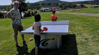 Table tennis table - Camping Rainbow - Vodatent - Šluknov, Ústí nad Labem, Czech Republic