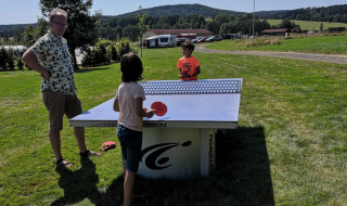 Tischtennis - Campingplatz Rainbow - Vodatent - Šluknov, Ústí nad Labem, Tschechische Republik