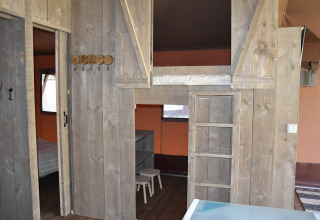 Inside safari tent - Camping Samoza - Vierhouten, Gelderland, Netherlands